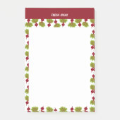 Frische Rote-Beete-Kollektion Post-it Klebezettel (Vorderseite)