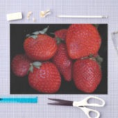 Frische rote Erdbeeren Seidenpapier (Handwerk)