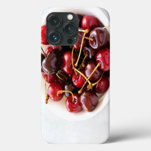 Frische rote Kirschen in einer Schüssel Fotografie Case-Mate iPhone Hülle