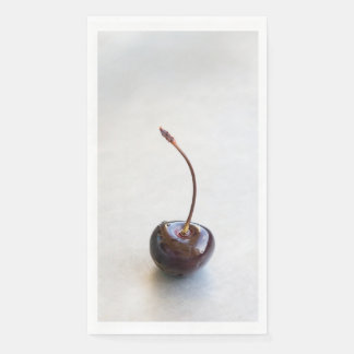 Frische rote Kirschfotografie Serviette