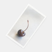 Frische rote Kirschfotografie Serviette (Ecke)