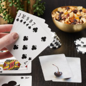Frische rote Kirschfotografie Spielkarten (In Situ)