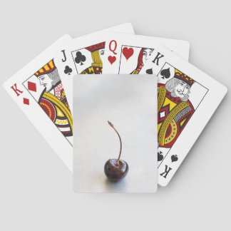 Frische rote Kirschfotografie Spielkarten