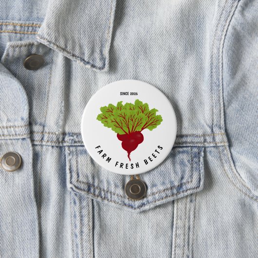Frische Rüben-Kollektion Button (Beispiel)