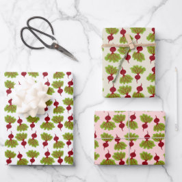 Frische Rüben-Kollektion Geschenkpapier Set