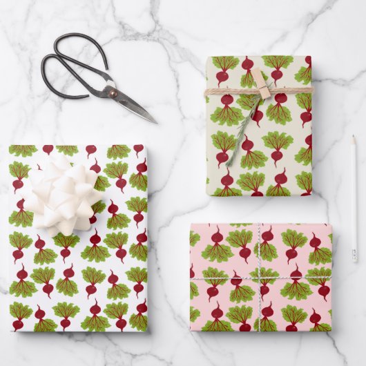 Frische Rüben-Kollektion Geschenkpapier Set (Vorderseite)