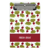 Frische Rüben-Kollektion Mini Klemmbrett (Vorderseite)