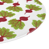 Frische Rüben Kollektion Weiß Schneidebrett (Ecke)