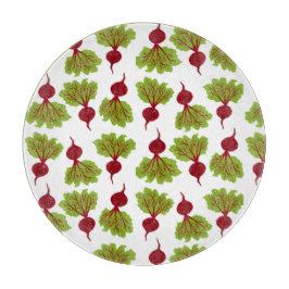 Frische Rüben Kollektion Weiß Schneidebrett