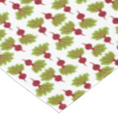 Frische Rüben Kollektion Weiß Tischdecke (Schrägansicht)