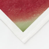 Frische, saftige Wassermelonen-Decke Fleecedecke (Ecke)