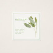FRISCHE SAGE 2.5 Square Business Card (Vorderseite)
