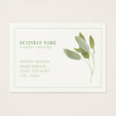 FRISCHE SAGE 3.5x2.5 Visitenkarte (Vorderseite)
