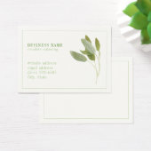 FRISCHE SAGE 3.5x2.5 Visitenkarte (Schreibtisch)