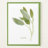 FRISCHE SAGE 8.5x11 Planer / Grün (Rückseite)