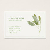FRISCHE SAGE Euro Business Card (Vorderseite)