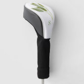 FRISCHE SAGE Golf Driver Cover + Initial Headcover (angewinkelt)