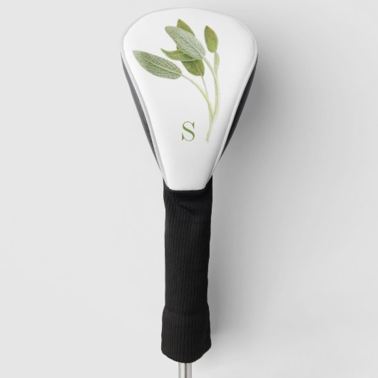 FRISCHE SAGE Golf Driver Cover + Initial Headcover (Vorderseite)