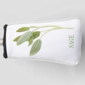 FRISCHE SAGE Golf Putter Abdeckung + Text Headcover (Vorderseite)