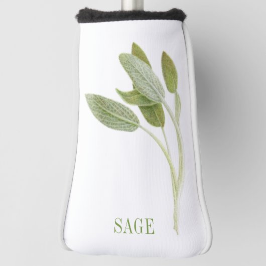 FRISCHE SAGE Golf Putter Abdeckung + Text Headcover (Rotieren 90)