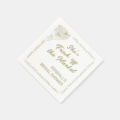 Frische Salbeigrüne Hochzeitsdusche vom Markt Serviette (Ecke)