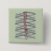 Frische Sardinen Button (Vorderseite)