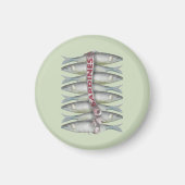 Frische Sardinen Magnet (Vorne)
