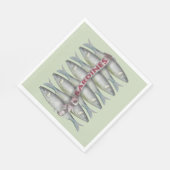 Frische Sardinen Serviette (Ecke)