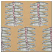 Frische Sardinen Stoff (Muster)