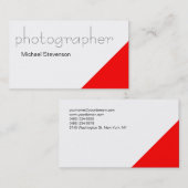 Frische Schlichte Schwarz-Grau-weiße Visitenkarte (Vorne/Hinten)