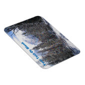 Frische Schnee auf schnellem Blitz Magnet (Rechte Seite)