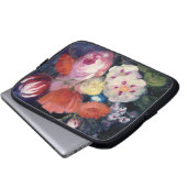 Frische Schnitt-Frühlings-Blume Laptopschutzhülle (Vorne Knopf)