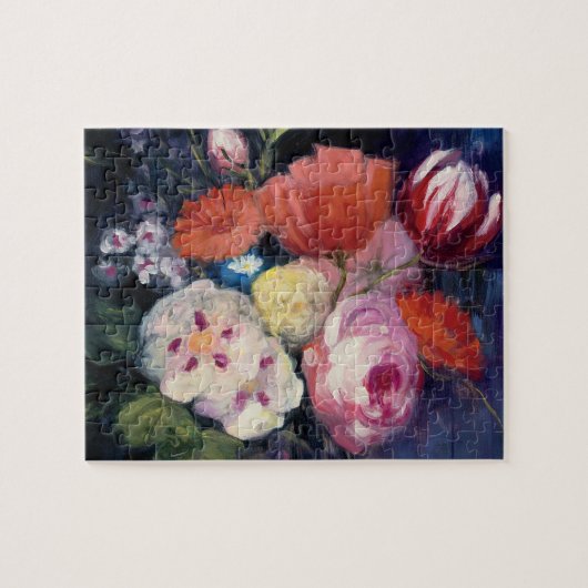 Frische Schnitt-Frühlings-Blume Puzzle (Horizontal)