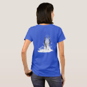 Frische Schwarz-Weiß-Grunge Mann Wassersprinkat T-Shirt (Schwarz voll)