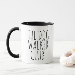 Frische schwarze Typografie Berufliche Hundewander Tasse