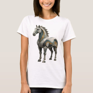 Frische Silber ABSTRACT ART Kunst Druck T-Shirt