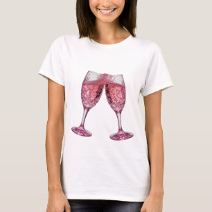 Frische Silber PROST AUF LIEBE UND GLÜCK T-Shirt