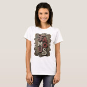 Frische silberberühmte Design T-Shirt (Vorne ganz)