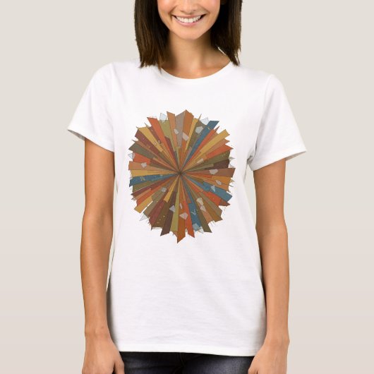 Frische silberne ABSTRACT ART Statement Design v2 T-Shirt (Vorderseite)