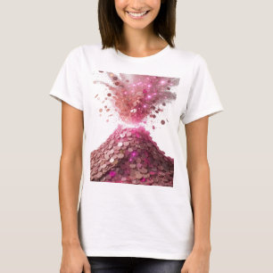 Frische silberne ABSTRACTE KUNST Abstrakte Gestalt T-Shirt