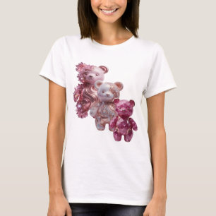 Frische silberne ABSTRACTE KUNST Abstrakte Gestalt T-Shirt