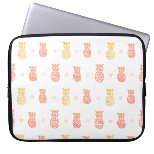 Frische Sommer-Ananas Laptopschutzhülle (Vorderseite)