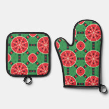 Frische Sommer-Wassermelonen-Scheiben Muster Küche