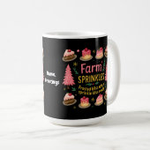 Frische Sprinklen mit Kuss Weihnachten Kaffeetasse (VorderseiteRechts)