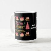 Frische Sprinklen mit Kuss Weihnachten Kaffeetasse (Vorderseite Links)