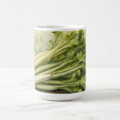 Frische Staudensellerie Wasserfarben Kaffeetasse (Mittel)