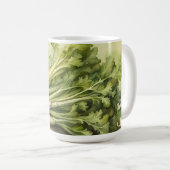 Frische Staudensellerie Wasserfarben Kaffeetasse (VorderseiteRechts)