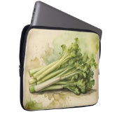 Frische Staudensellerie Wasserfarben Laptopschutzhülle (Vorne Rechts)