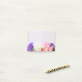 Frische süße Erbsen Post-it Klebezettel (Auf Schreibtisch)