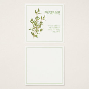 FRISCHE THYME 2,5-Platz-Visitenkarte